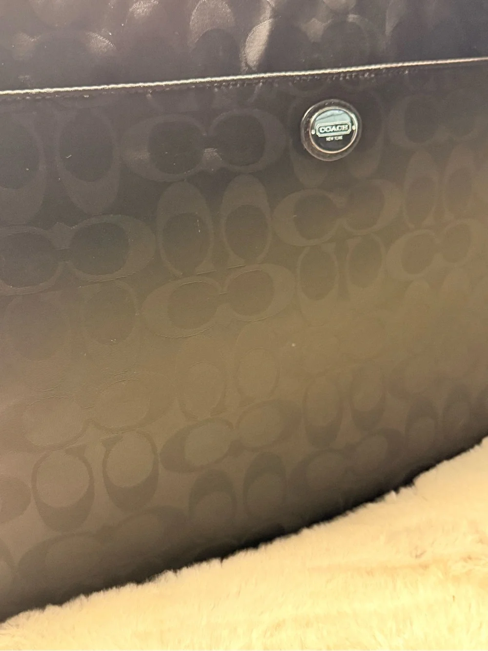 Coach laptop briefcase